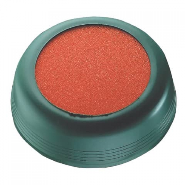 Läufer Anfeuchter Ø85 mm, grün, Schwamm aus Kunststoff orange, 70711