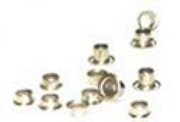 hang® Ösen 8E/4lang - Länge 4 mm - Ø 5,5 mm - 10.000 Stück - vernickelt